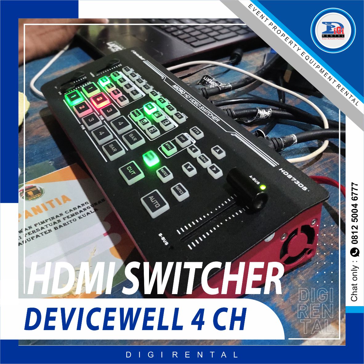 Foto Selector/Switcher HDMI Manual 3 CH