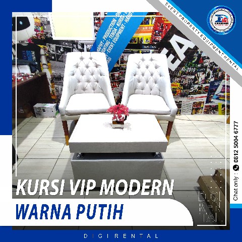 Foto Kursi Vip Modern Warna Putih