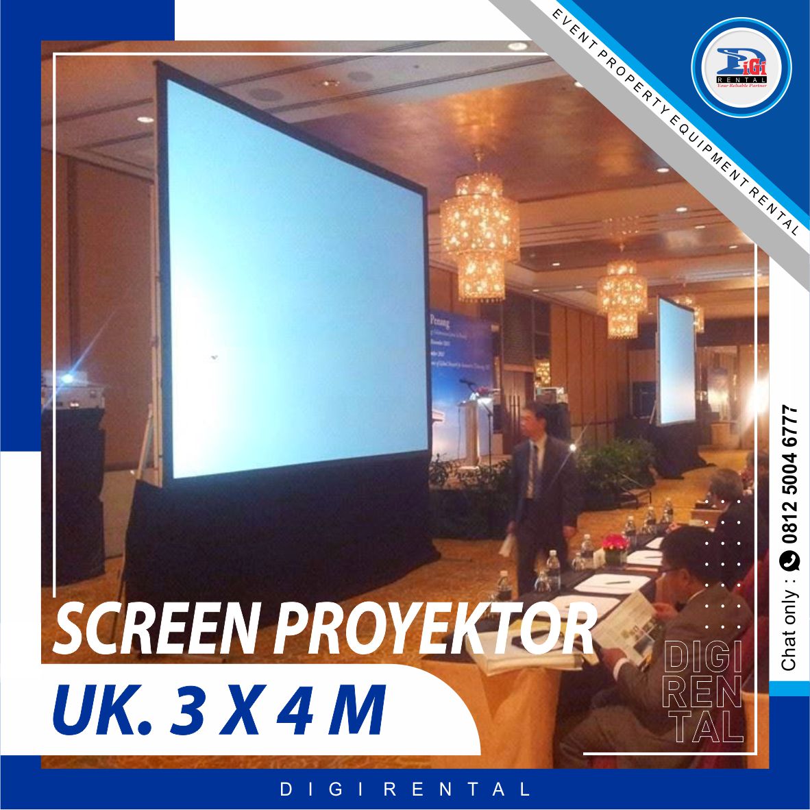 Foto Layar - Screen Works 3x4 m